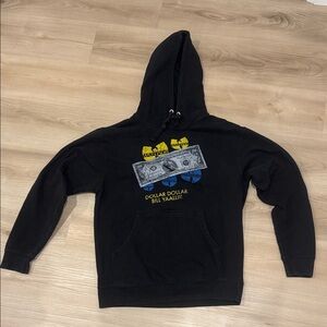 Wu-Tang Clan Black Hoodie front/back Graphic Print in Men’s Medium C.R.E.A.M.